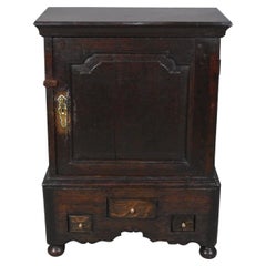 17th Century Welsh Oak Spice Cupboard c. 1680