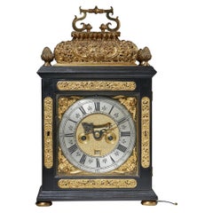 17th century William and Mary Ebony Eight-Day table clock by James Markwick