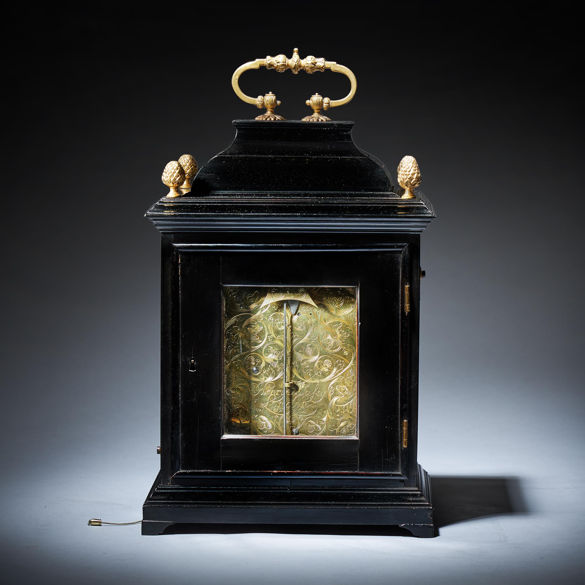 18th Century and Earlier 17th Century William and Mary Eight-Day Spring-Driven Table Clock, Circa 1690
