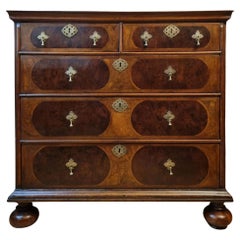 17th Century William & Mary Walnut Chest of Drawers