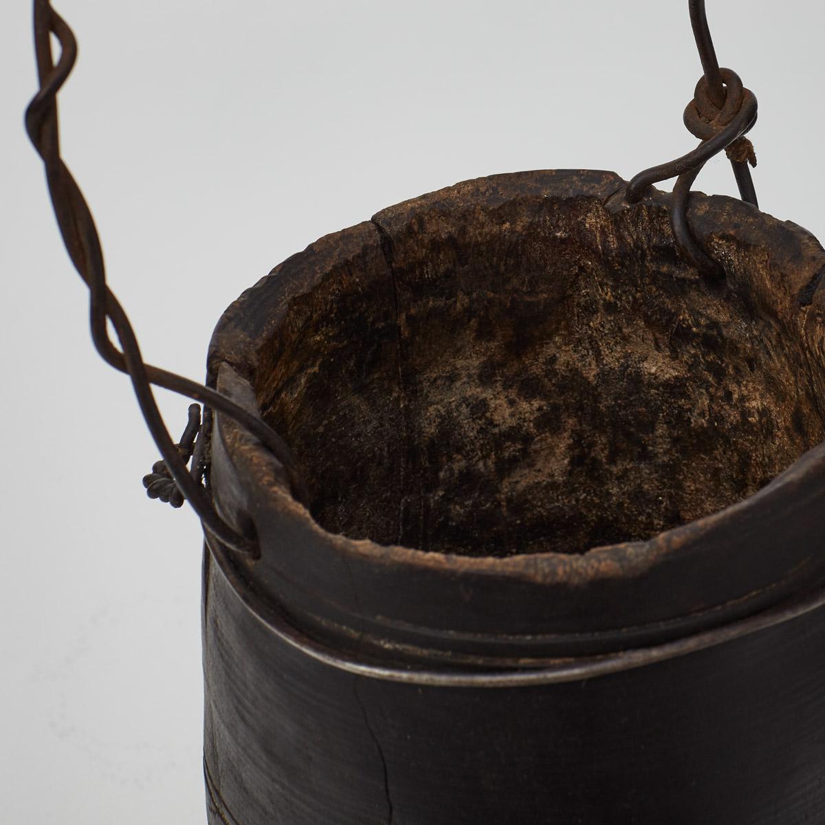 Wood 17th Century wooden pail, UK For Sale