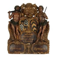 17th Century Wooden Sculpture in Polychrome
