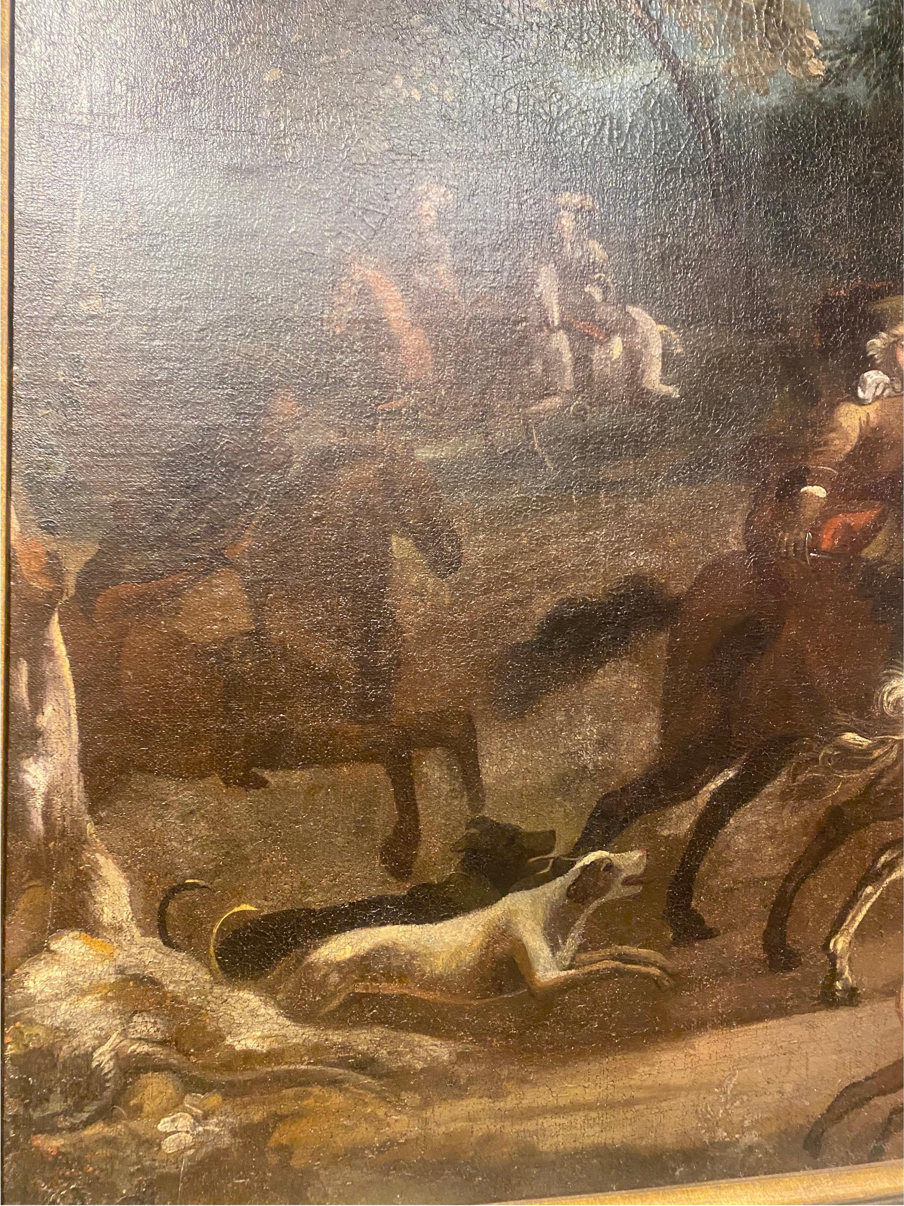 17th-Early 18th Century Dutch Hunt Scene  2