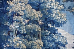 17th Flemish Antique Tapestry – Greenery Scene with Birds - 2m45x3m40 - N° 1685