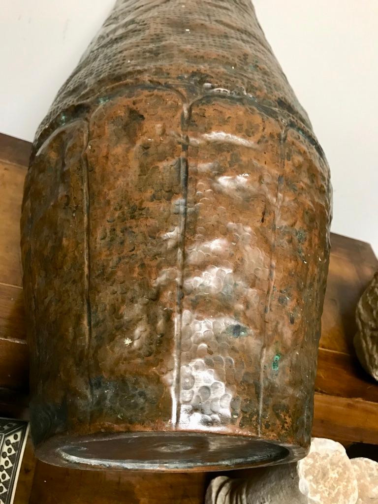 17th Century Italian Copper Repousse Umbrella Stand 14