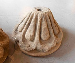 17th Pair of Carved Stone Vault Keystones