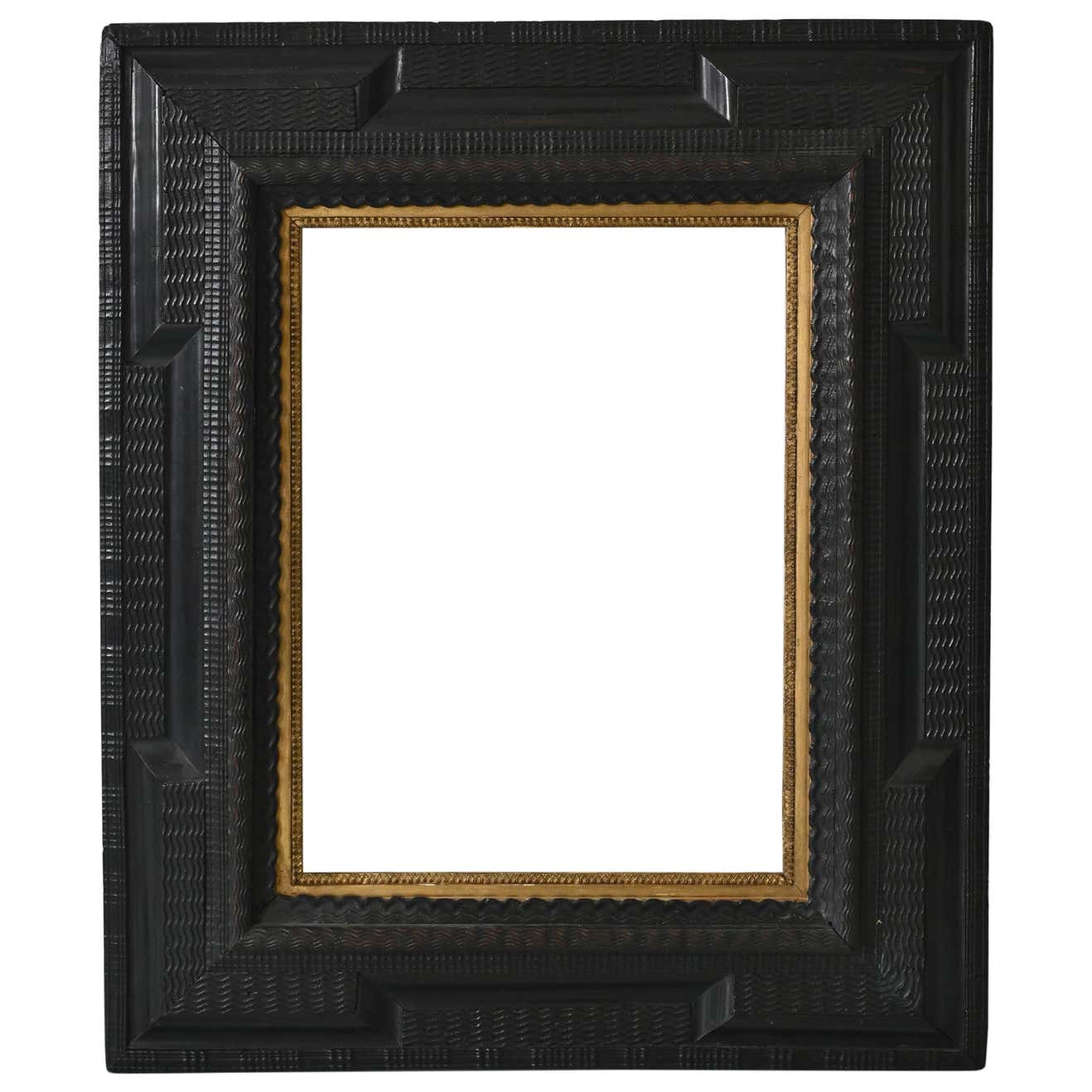 17th Picture Frame, Flame Strip Frame Netherlands Around 1650 Old ...