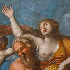 17th century Oil on canvas depicting the Rape of Proserpine