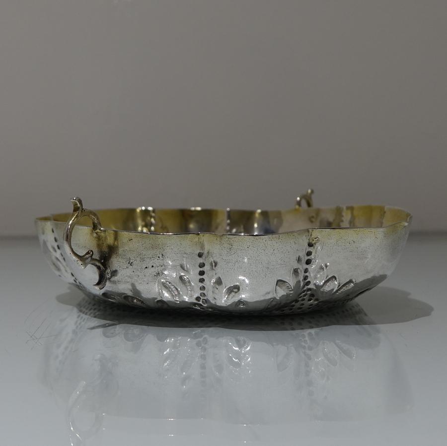 17th Century German Silver Wine Taster Augsburg circa 1695 Hans Jakob Baur III 2
