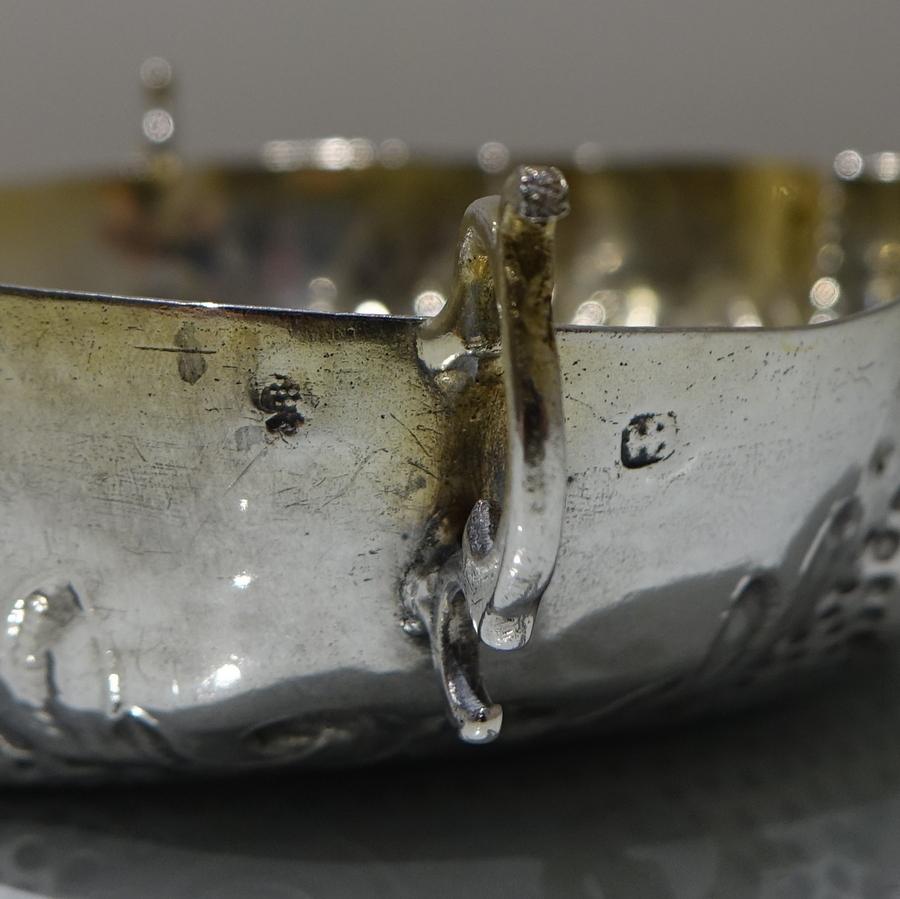 17th Century German Silver Wine Taster Augsburg circa 1695 Hans Jakob Baur III 3