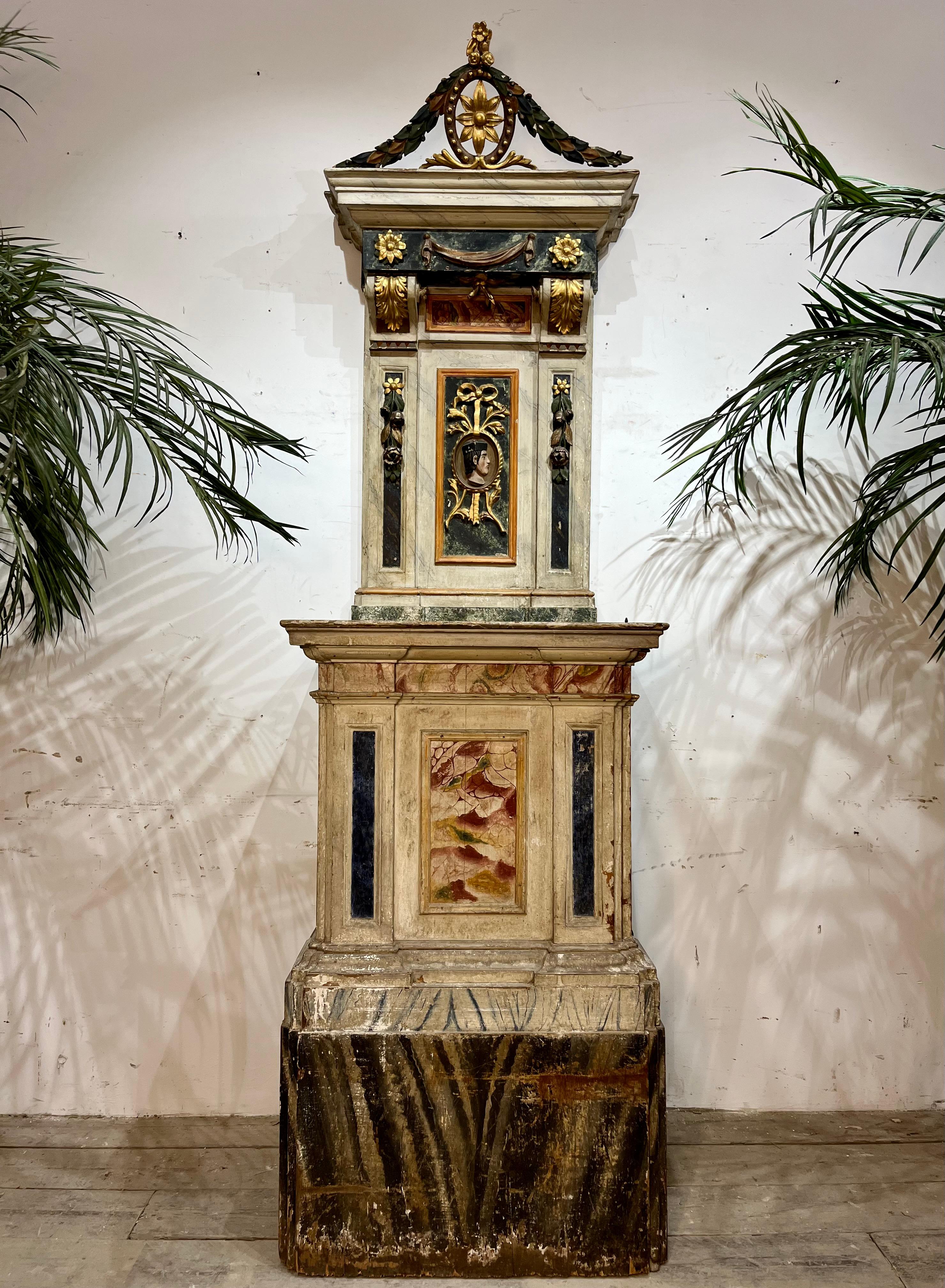 Louis XIV 17thC Church cattedra For Sale