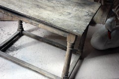 17th Century Dry Oak Charles II Period Side Table, circa 1680