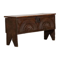 17thC English Oak Coffer
