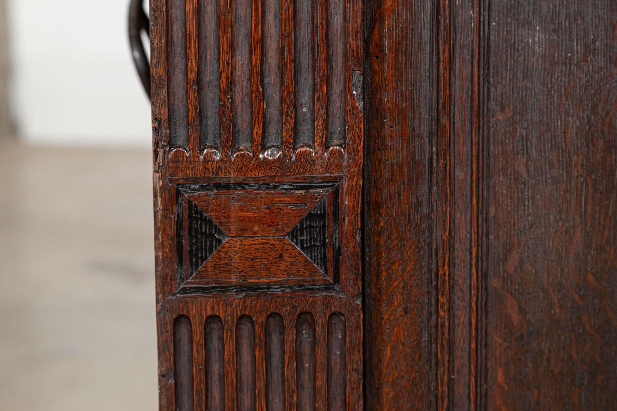 Artesonado inglés de roble del siglo XVII en venta 8