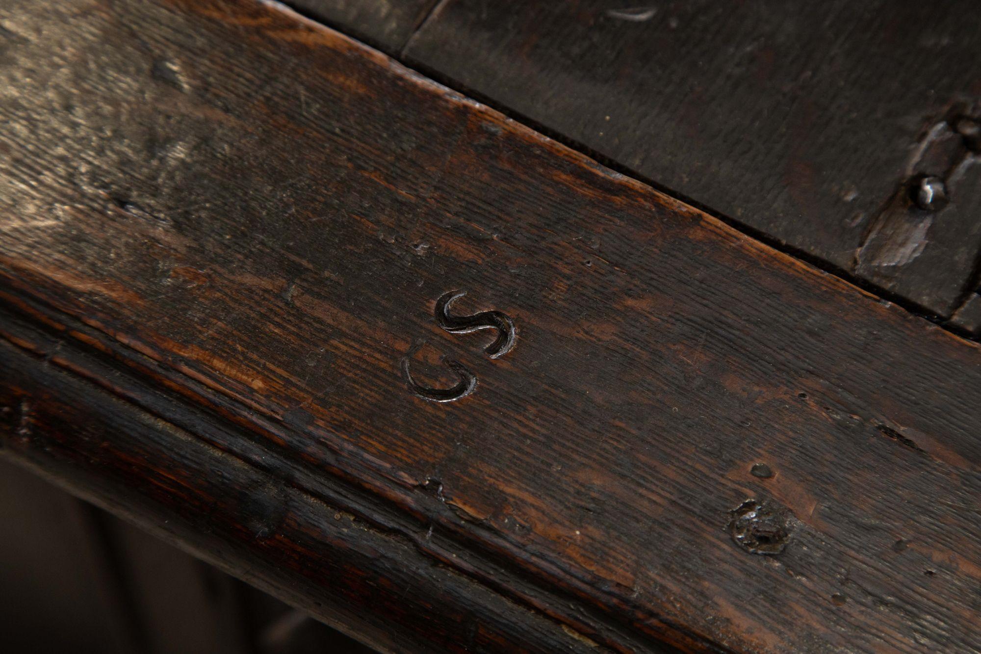 Artesonado inglés de roble del siglo XVII en venta 12