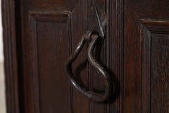 17thC English Panelled Oak Coffer