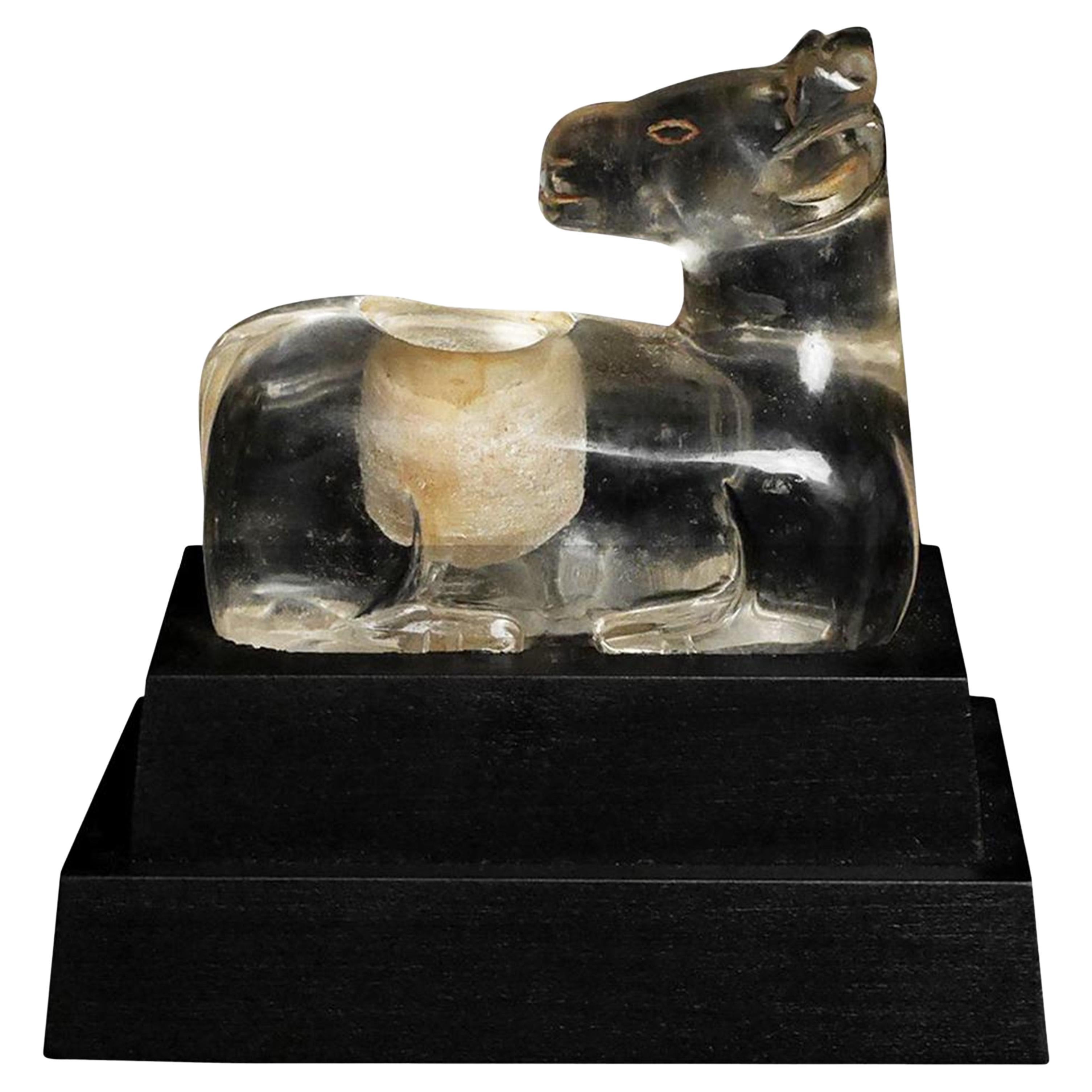 Reliquaire en cristal de quartz thaïlandais du XVIIe siècle ou plus ancien du Nord - 5920