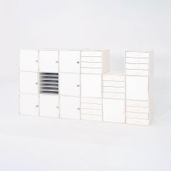 17x Módulos de cubos de almacenaje Palaset de los años 70 por Ristomatti Rattia para Treston