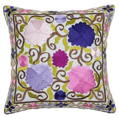 Revêtement de coussin 100 % coton coloré 17"x18" Décoration intérieure. Taie d
oreiller faite à la main