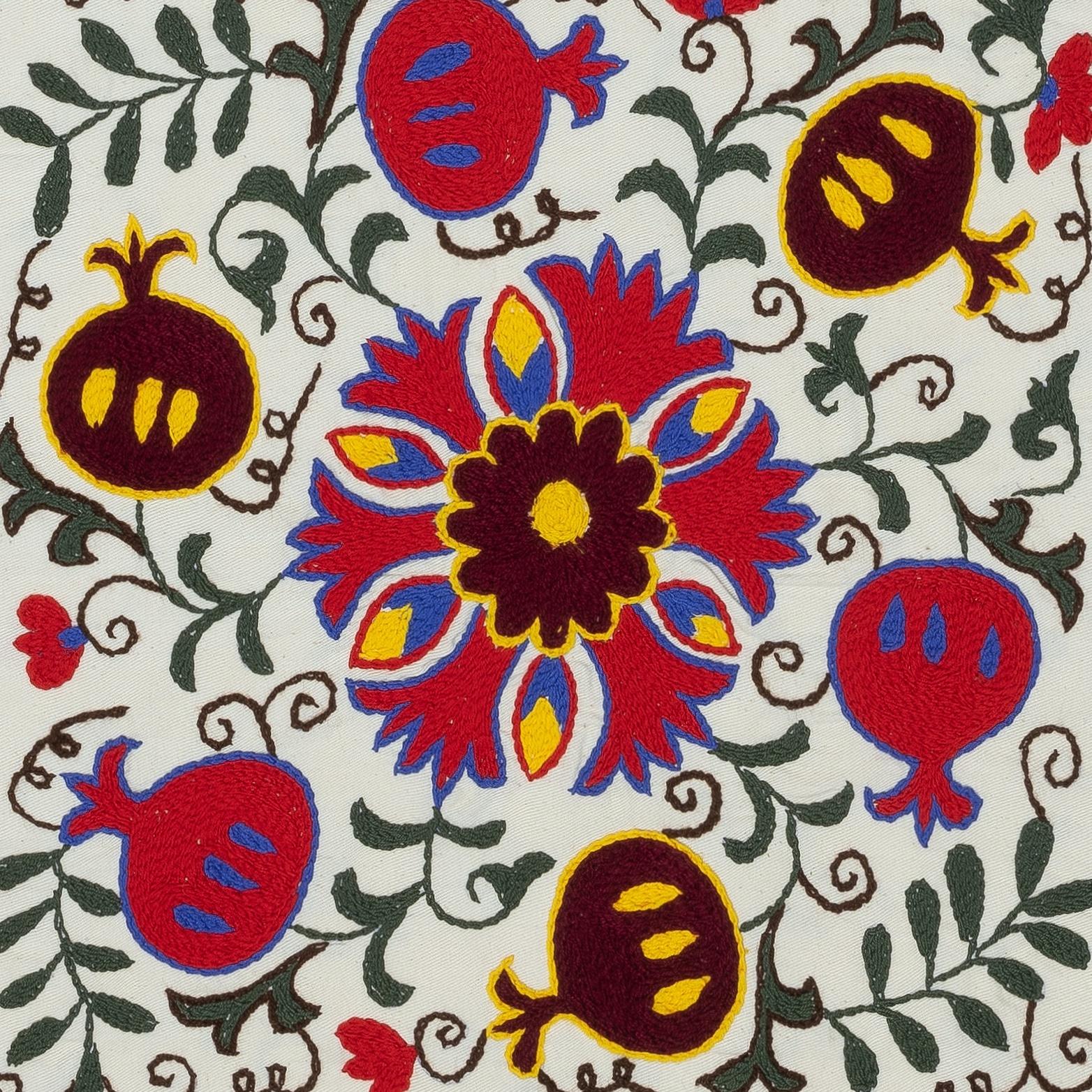 New Hand-Embroidered 100% Cotton Cushion Cover – Authentic Uzbek Textile Art

Bring a touch of Central Asian heritage to your home with this hand-embroidered 100% cotton Suzani pillowcase from Uzbekistan. Featuring intricate floral and geometric