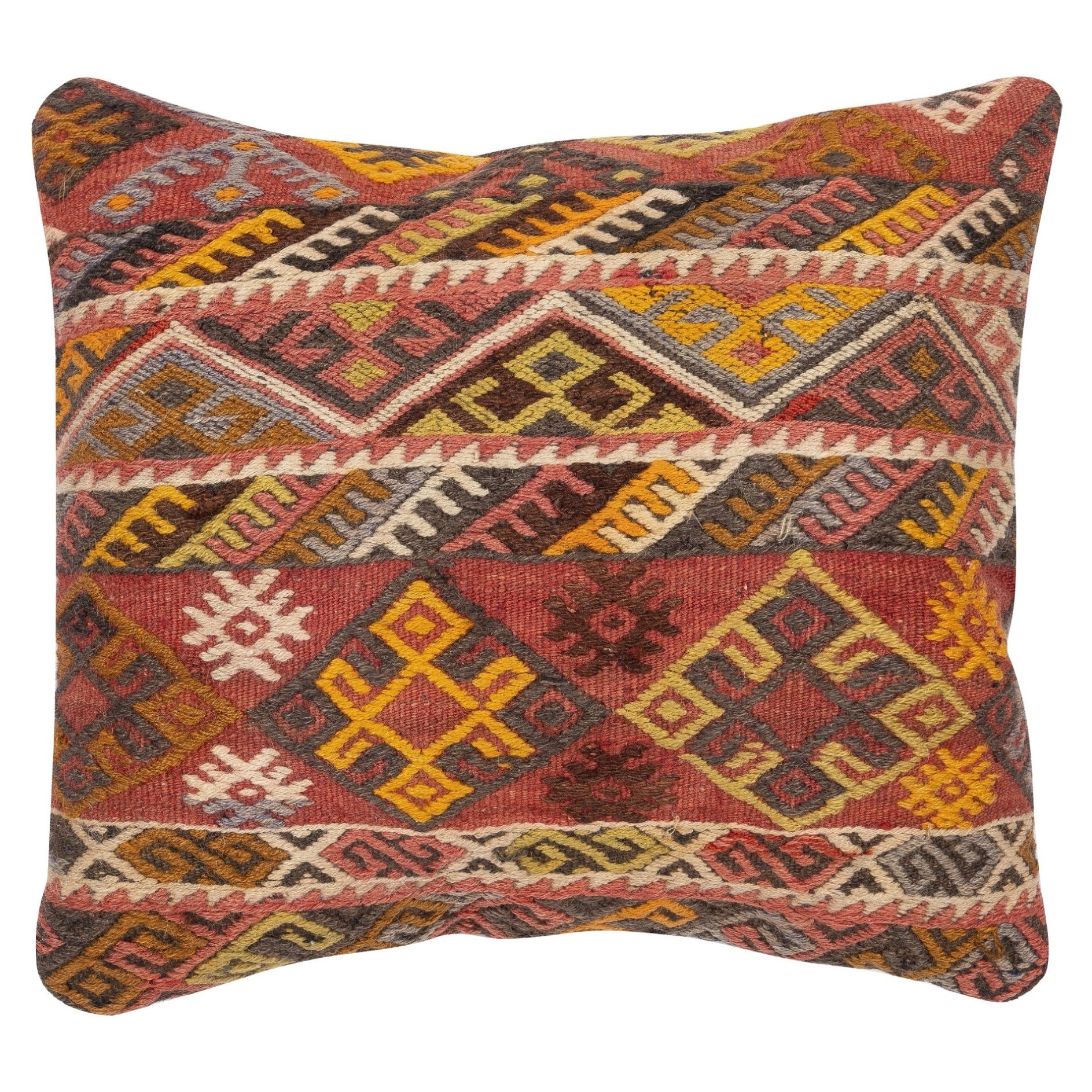 17 "x20" Vintage Kilim Kissenbezug. Handgefertigter Akzent-Kissenbezug. Wurfkissen