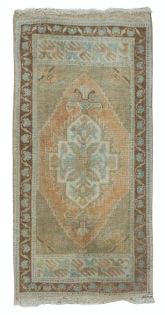 1.7x3.2 Ft Handmade Wool Rug, Vintage Seat Cover & Doormat. Kitchen Throw Rug
