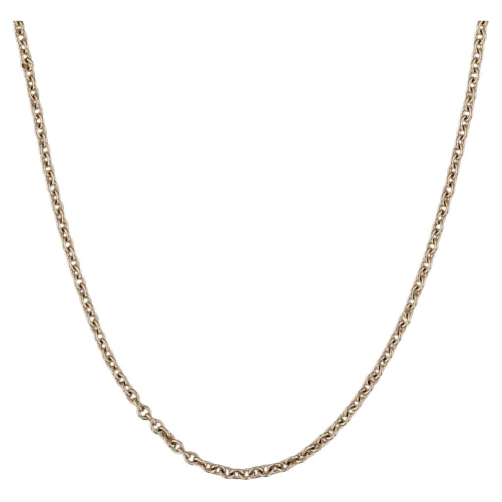 18" 1.6mm 14k Yellow Gold Cable Chain Necklace