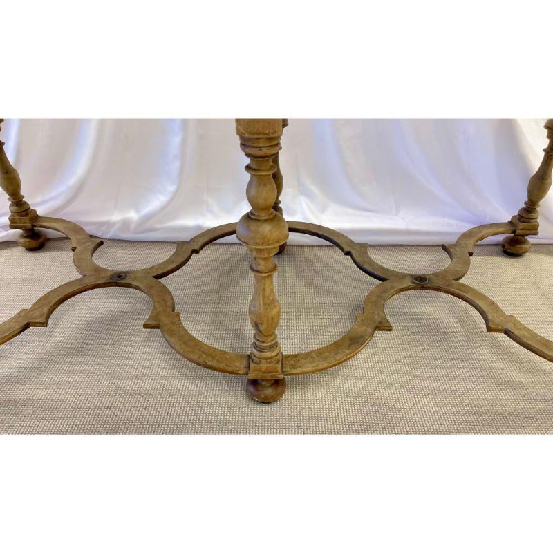 18/19 Century Gustavian Writing Table, Desk or Center Table, Bleached, Inlaid For Sale 6