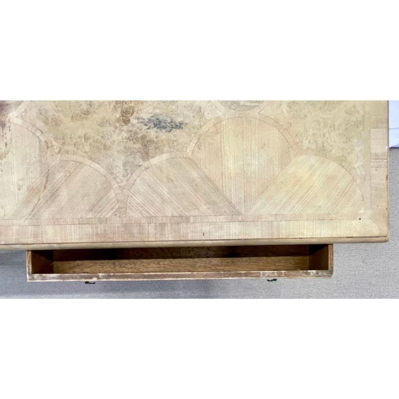 18/19 Jahrhundert Gustavianischer Schreibtisch, Schreibtisch oder Esstisch, gebleicht, Intarsien (Holz) im Angebot