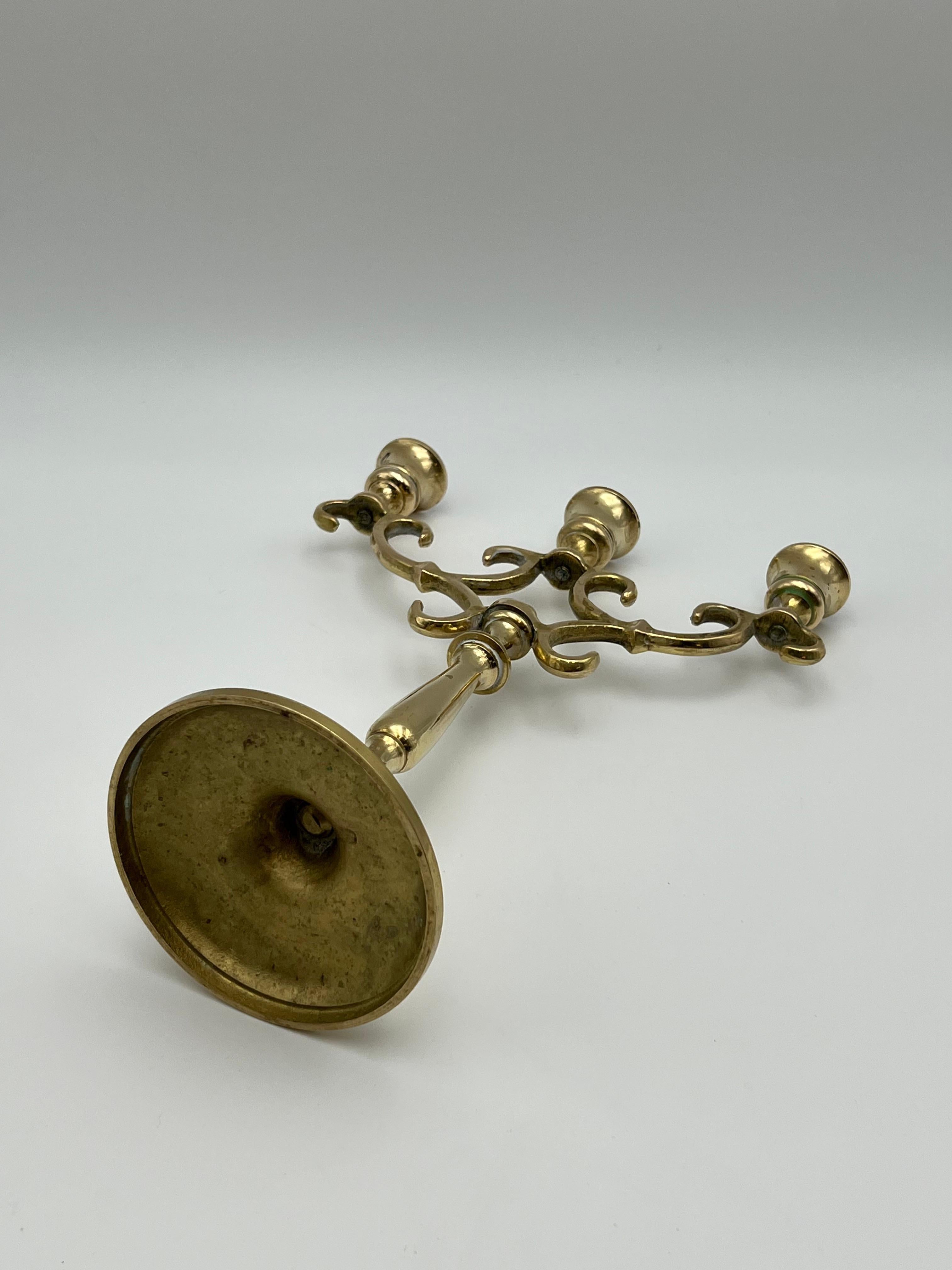 Candelabro Regency del 18/1900, ottone/bronzo in vendita 3