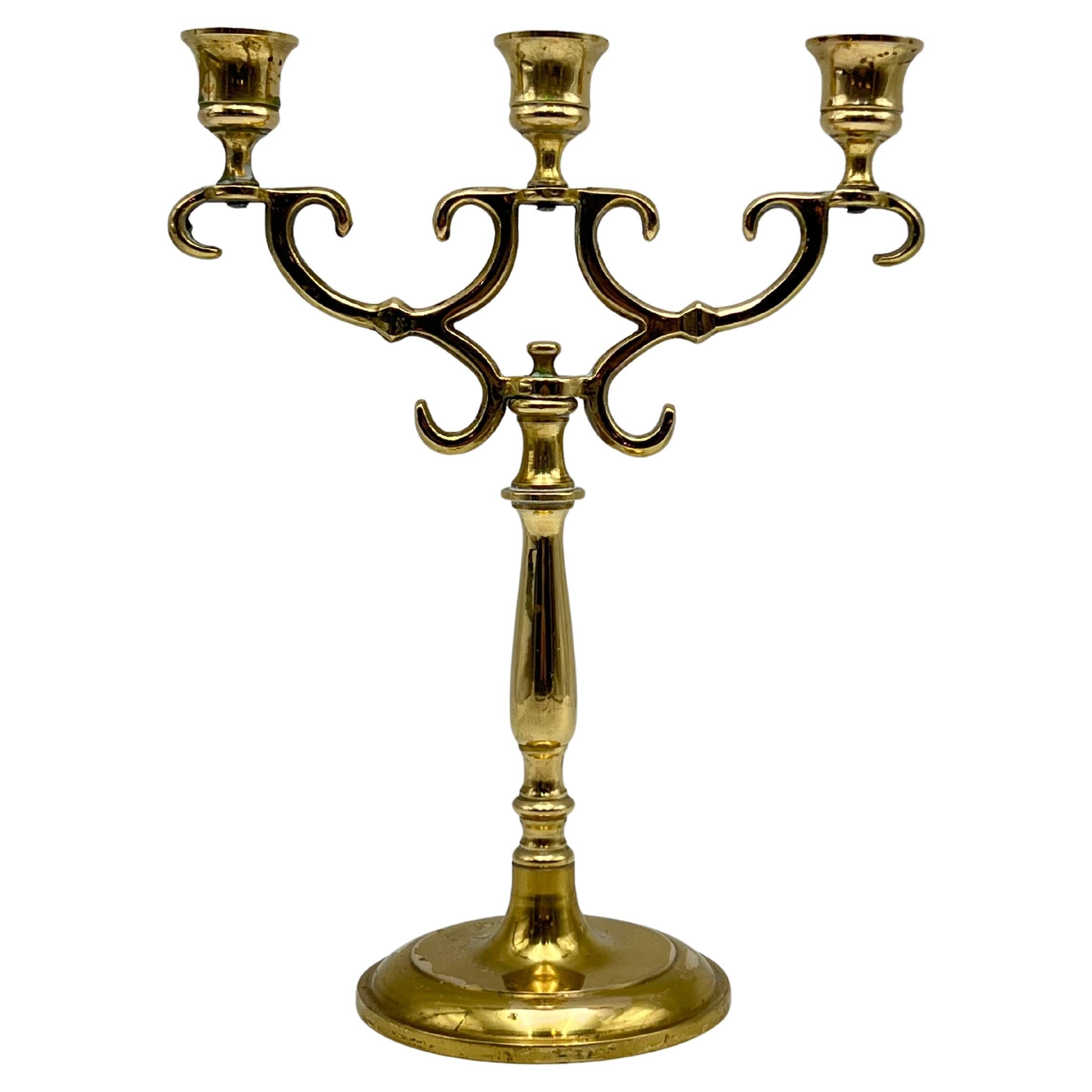 Candelabro Regency del 18/1900, ottone/bronzo in vendita