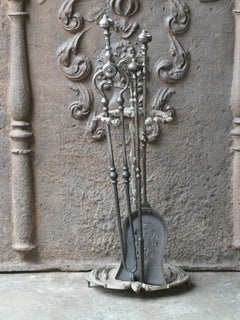 18/19th C. English Georgian Fireplace Tools