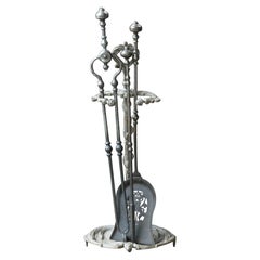 18/19th C. English Georgian Fireplace Tools