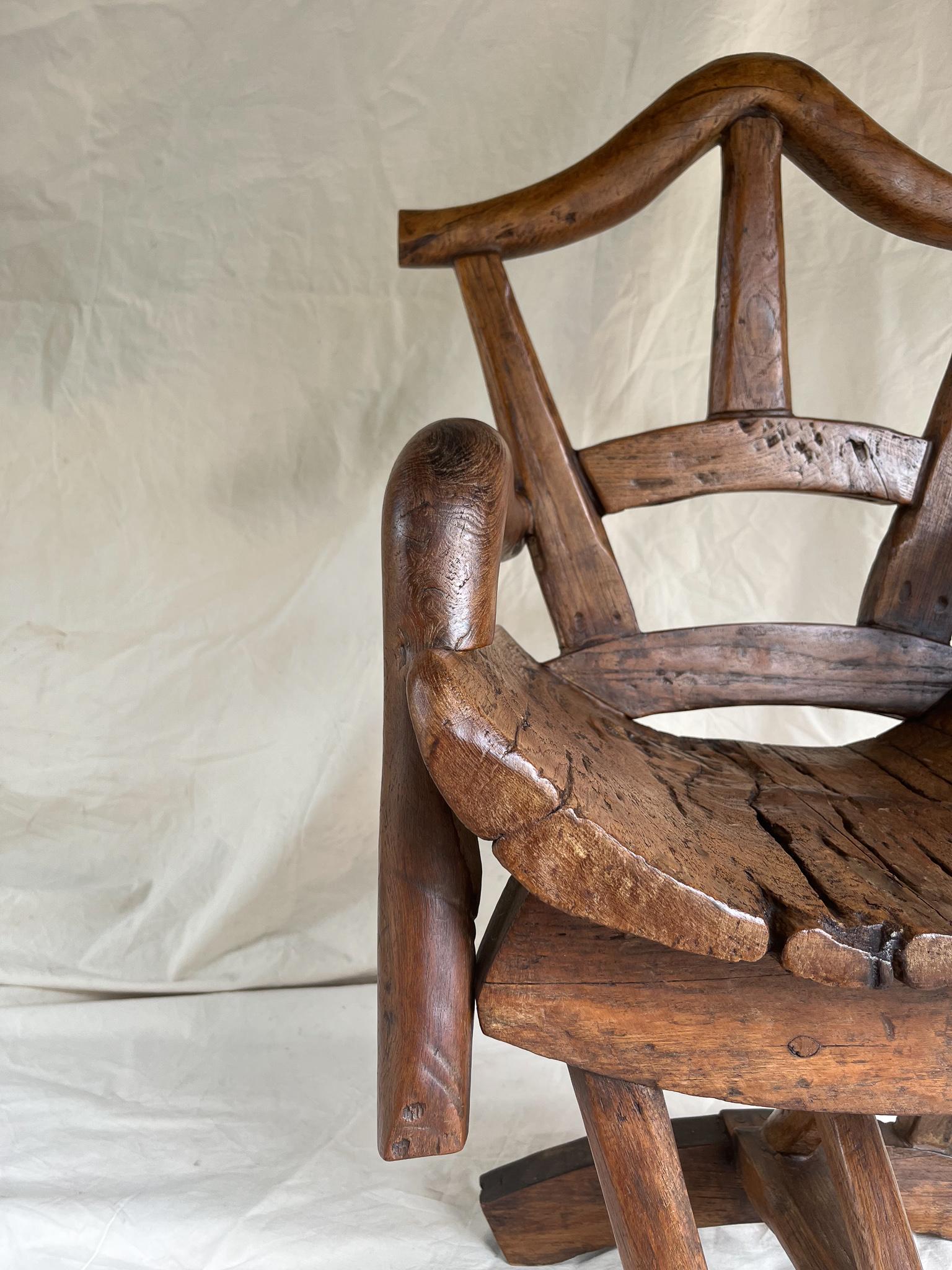 18/19th Century Portuguese Rustic Chair 1