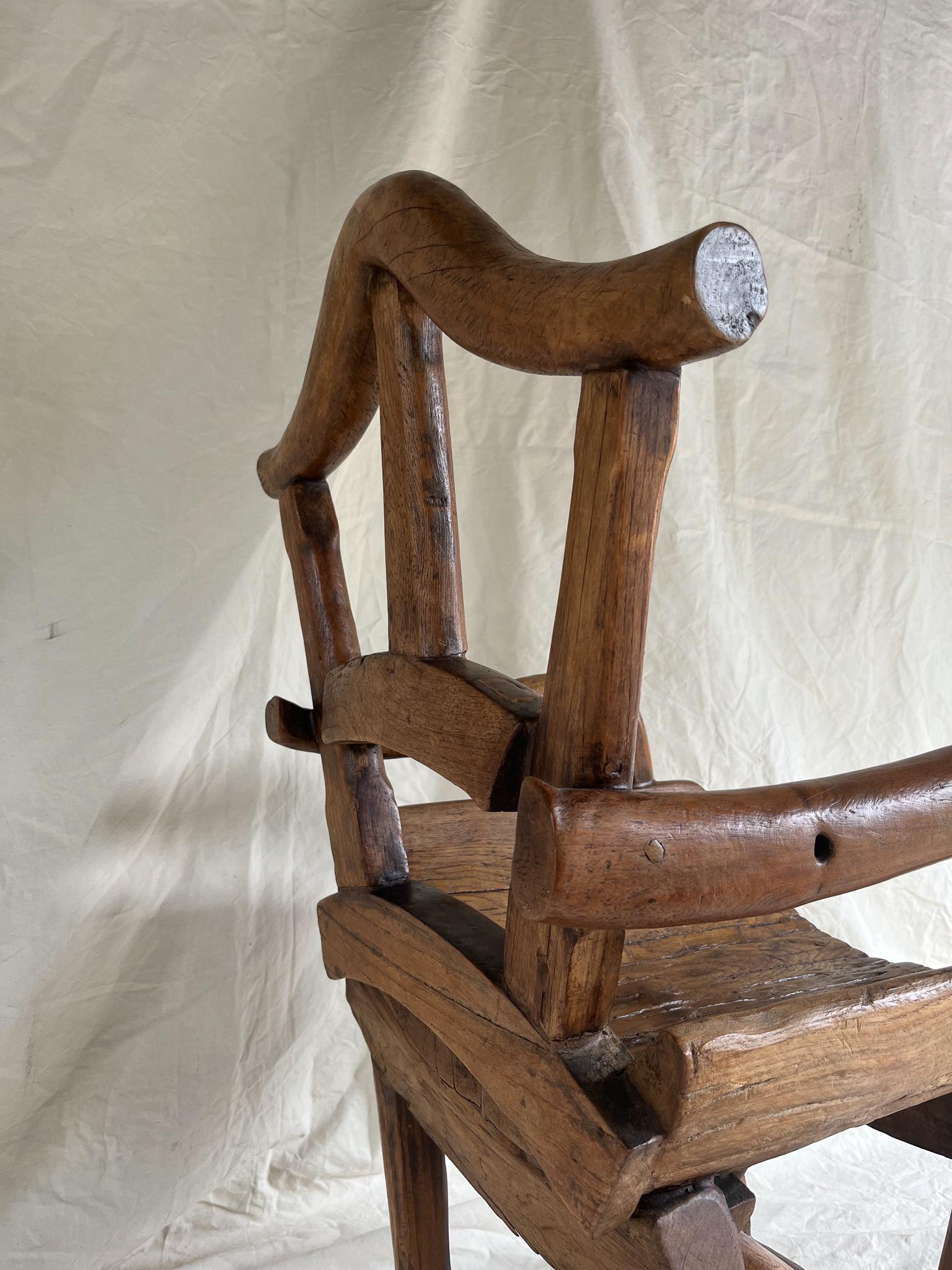 18/19th Century Portuguese Rustic Chair 2