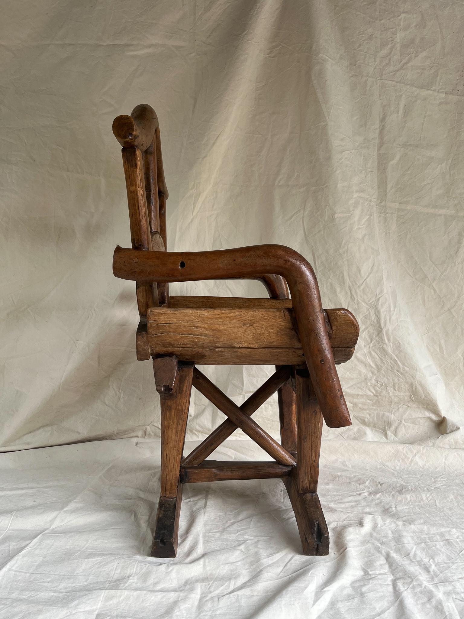 18/19th Century Portuguese Rustic Chair 3