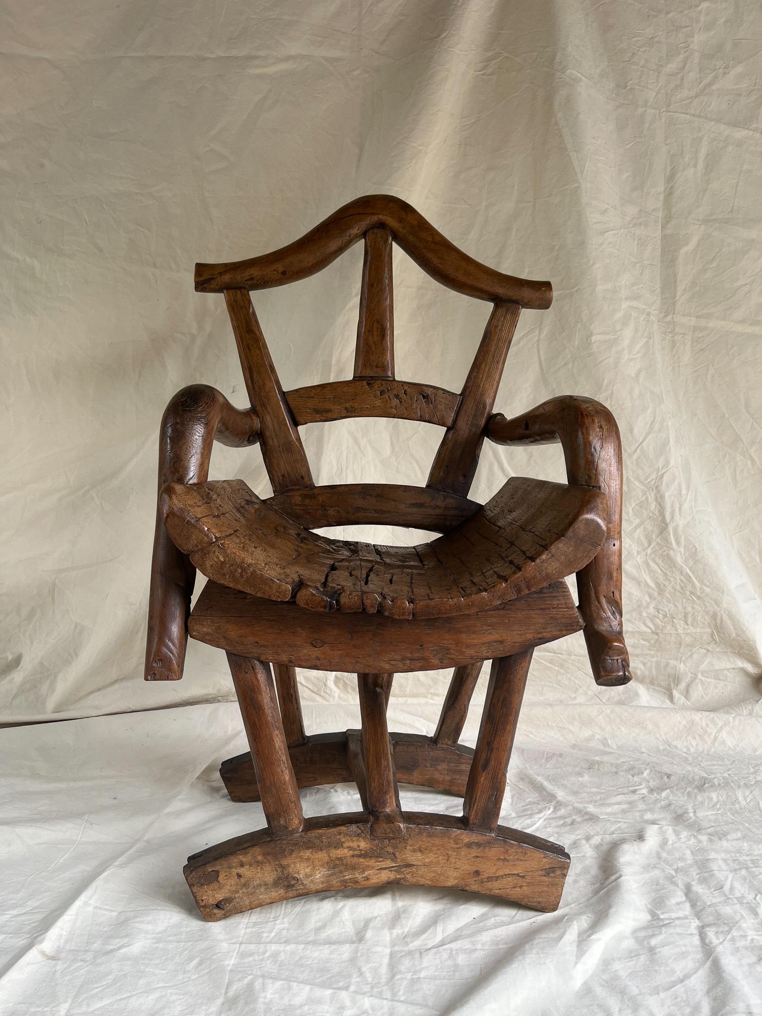 18/19th Century Portuguese Rustic Chair 4