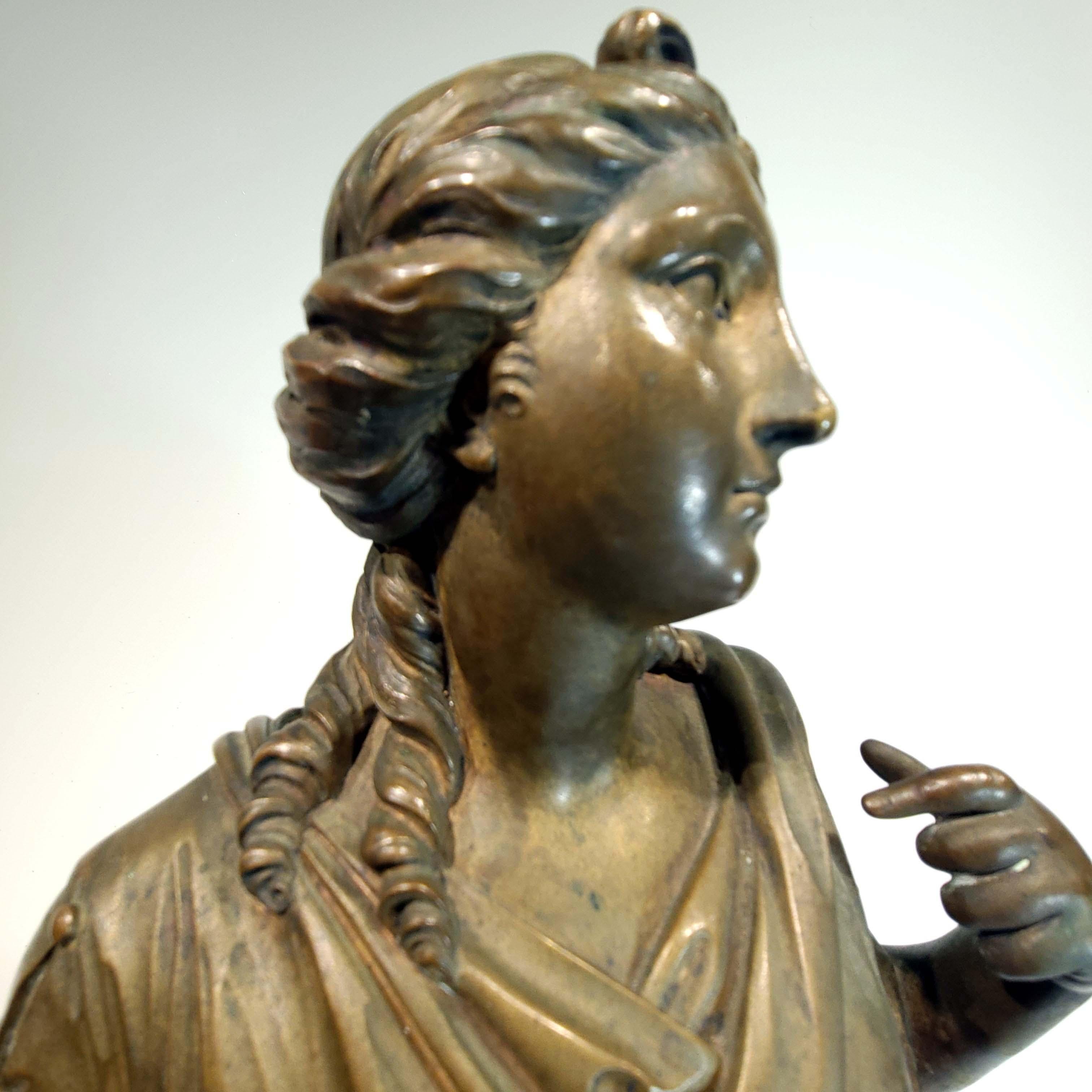 18/19th Century Renaissance Style Bronze Sculpture For Sale 4