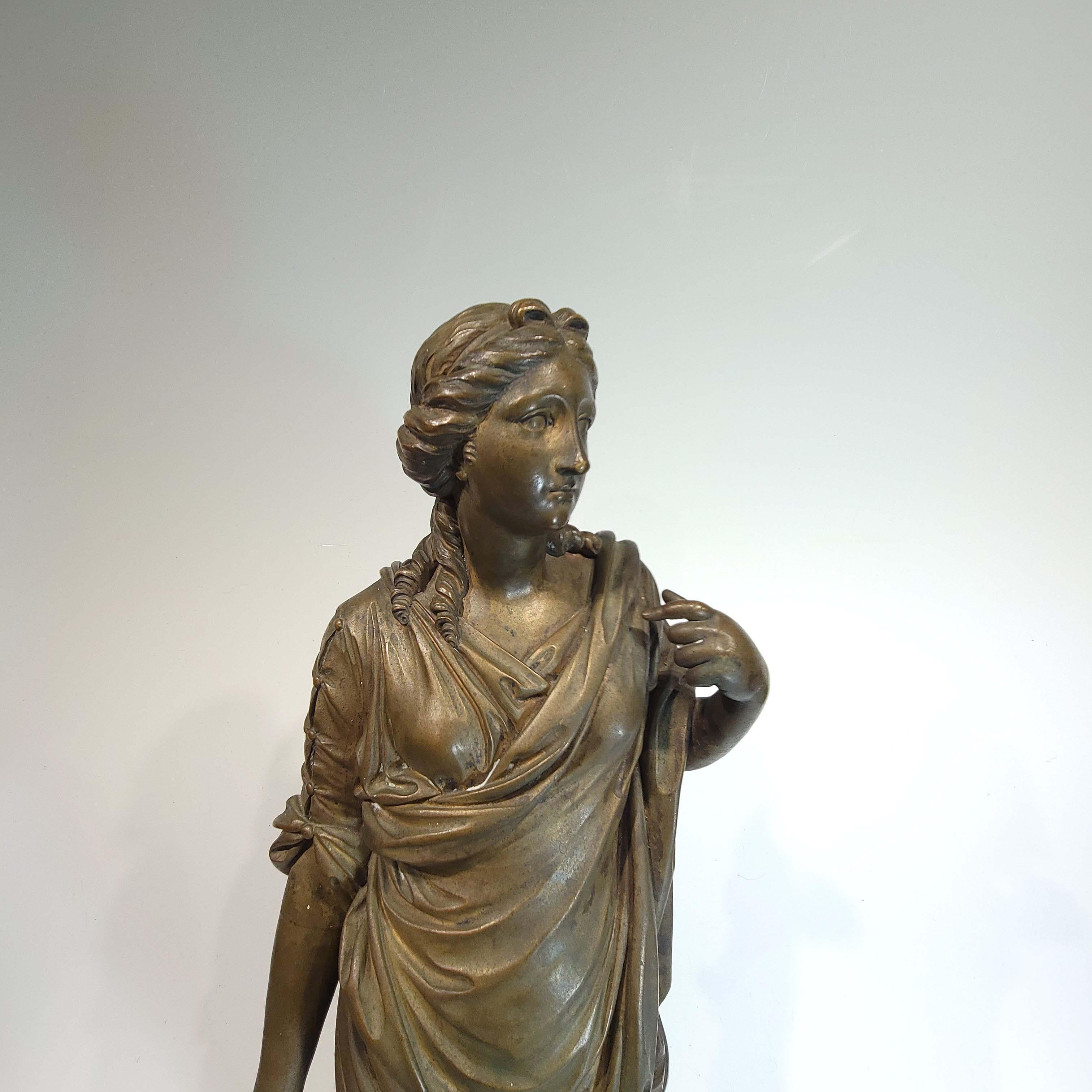 French 18/19th Century Renaissance Style Bronze Sculpture For Sale