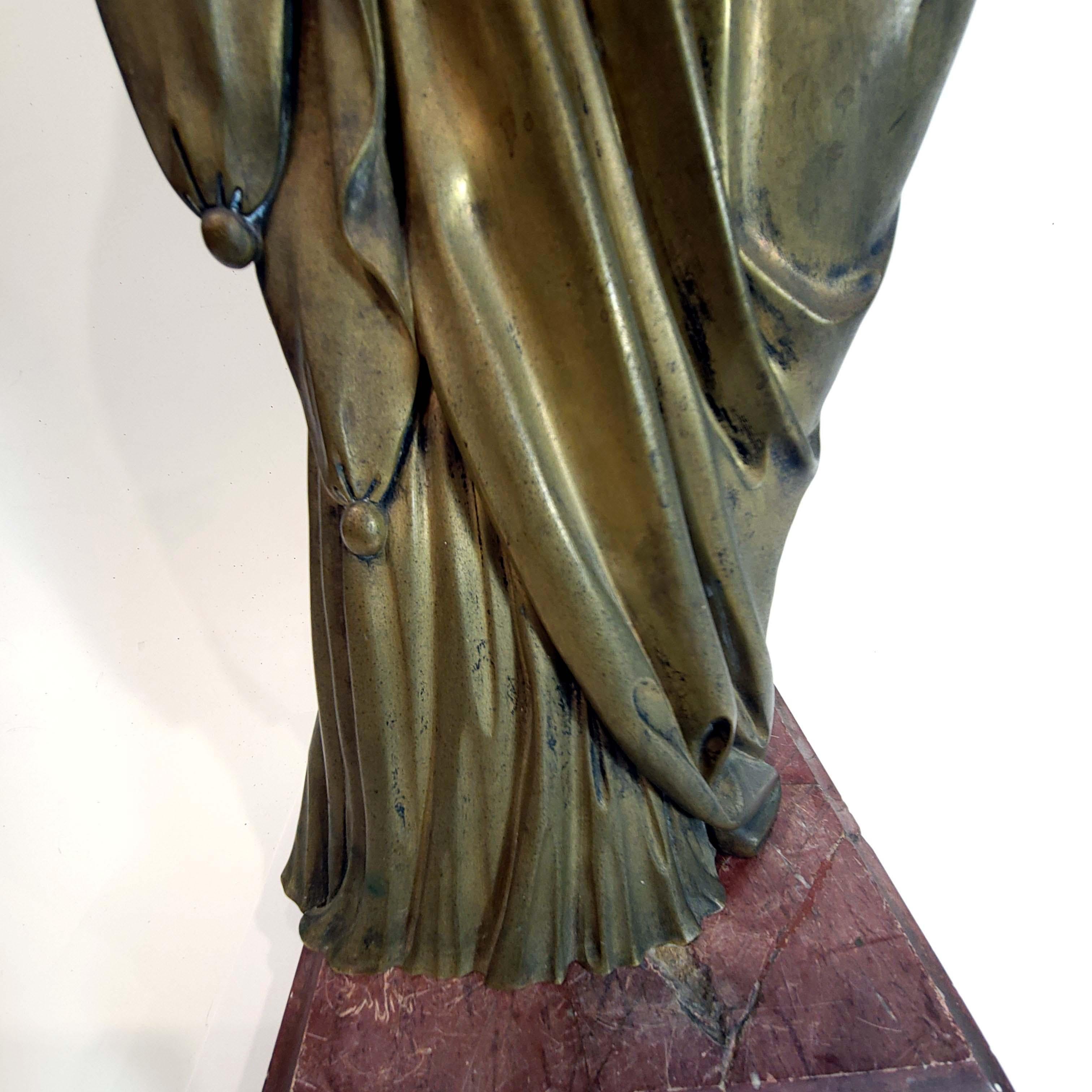 18/19th Century Renaissance Style Bronze Sculpture For Sale 3