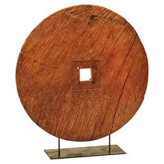 18th-19th Century Sculptural Cart Wheel