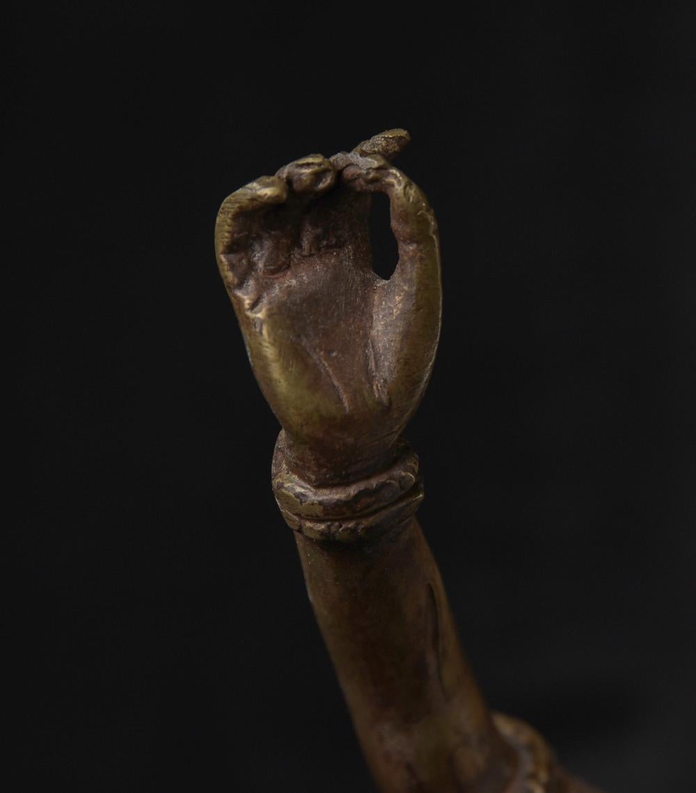 18/19th Mongolian Buddhist Protective Deity- Large, Fierce, Animated, Powerful For Sale 4