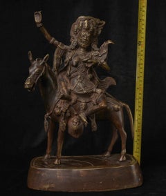 18/19th Mongolian Buddhist Protective Deity- Large, Fierce, Animated, Powerful