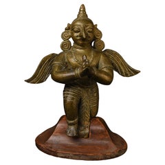 Antique 18/19thc Garuda, India on Custom Stand, 5801