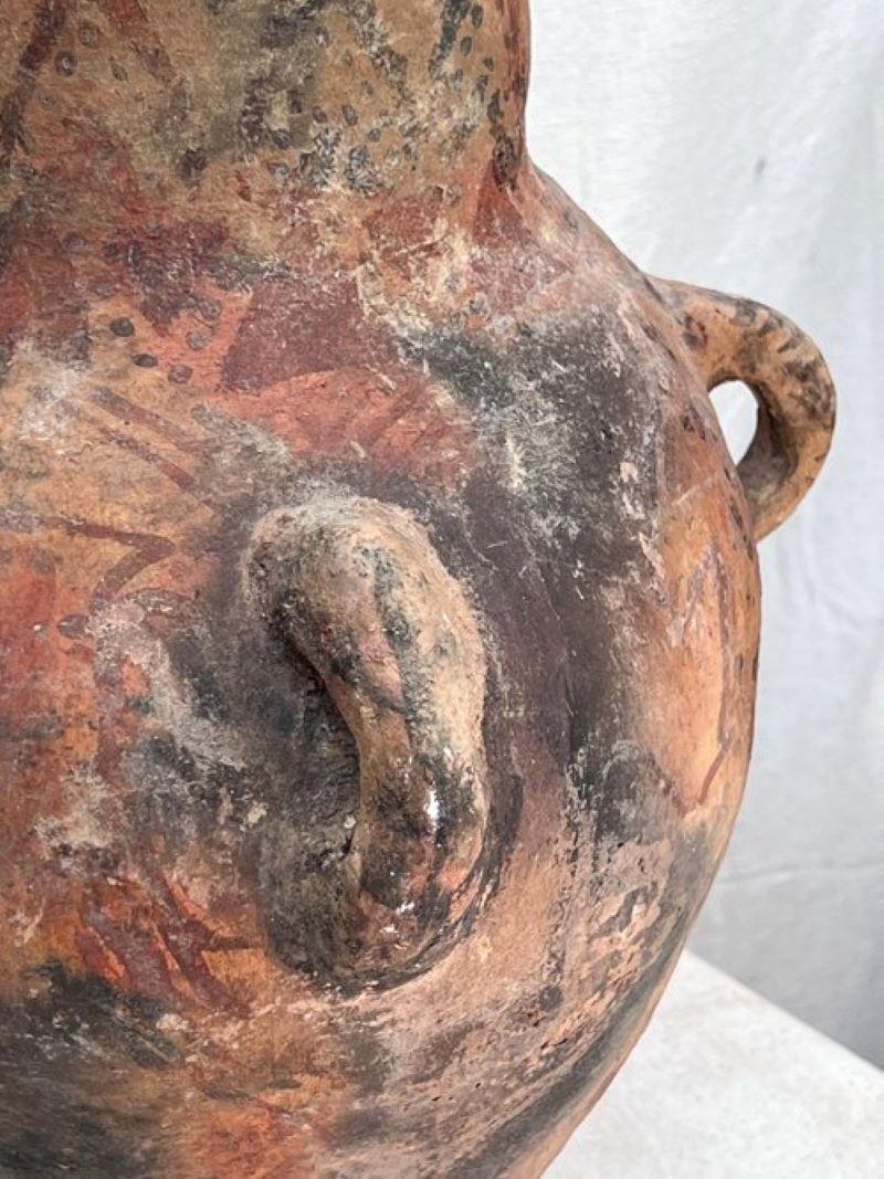 Archaïque Vase en poterie archaïque néolithique Majiayao de 18 pouces en vente