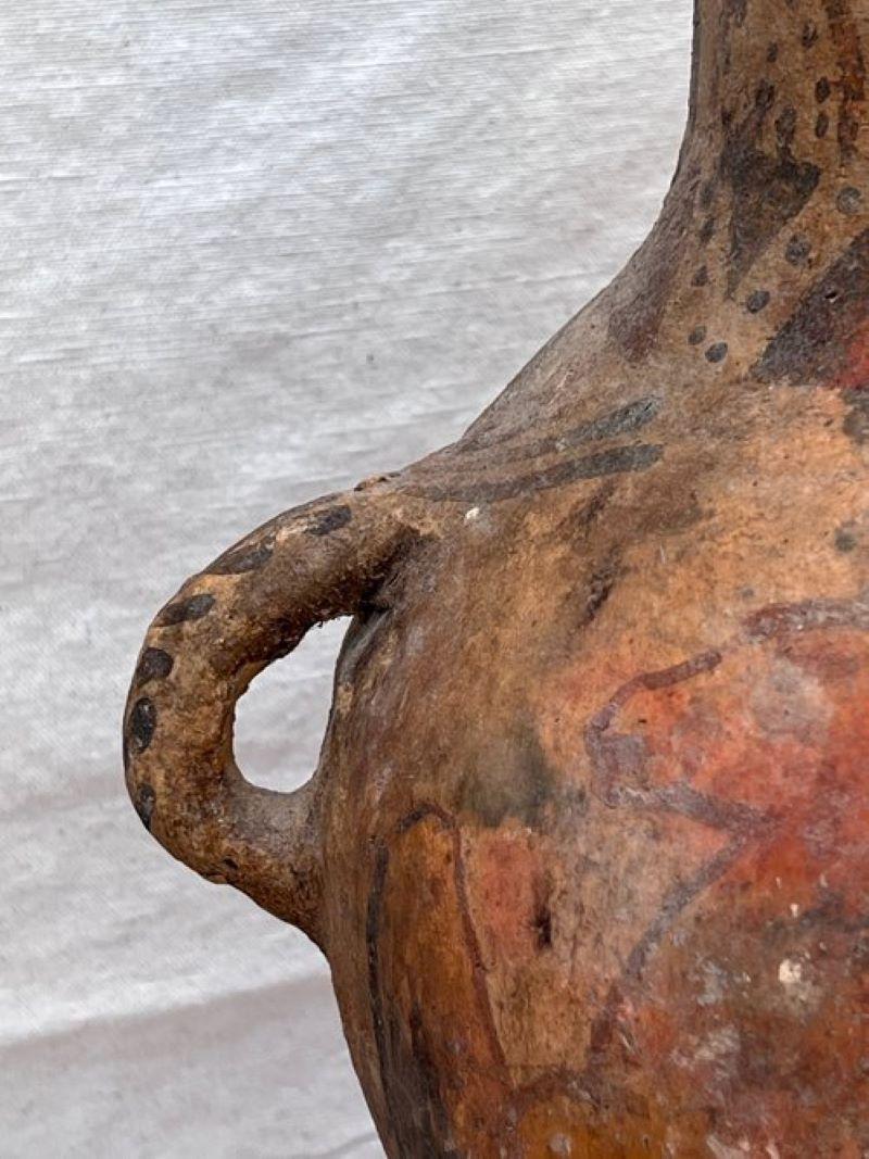 Fait main Vase en poterie archaïque néolithique Majiayao de 18 pouces en vente