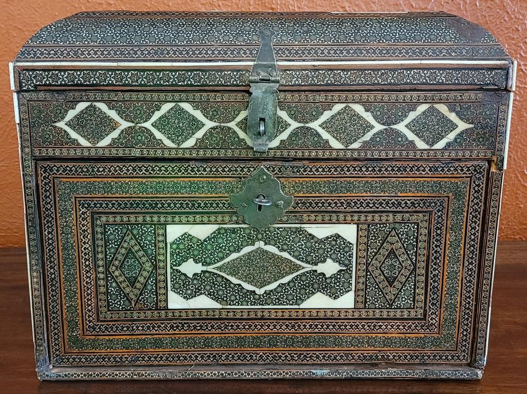 Anglo-Indian 18 C, Indo-Portuguese Vargueno Mini Cabinet For Sale