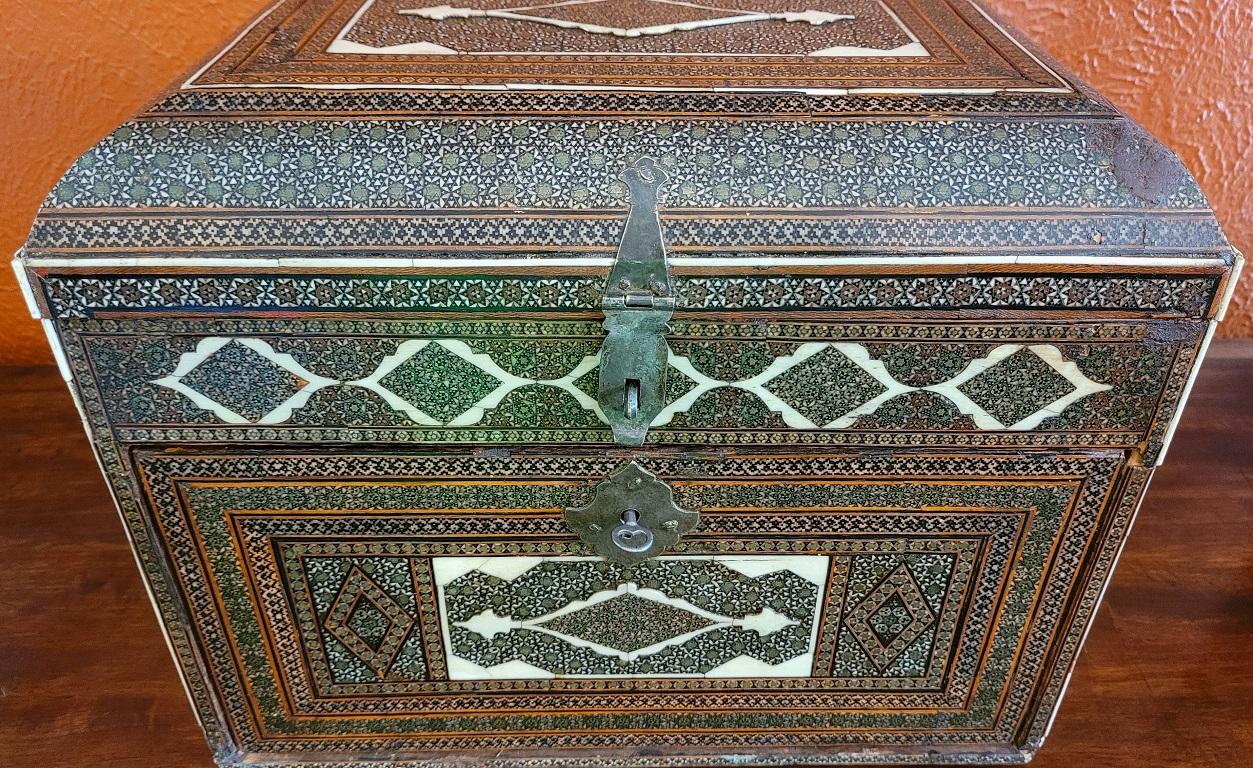 Indian 18 C, Indo-Portuguese Vargueno Mini Cabinet For Sale