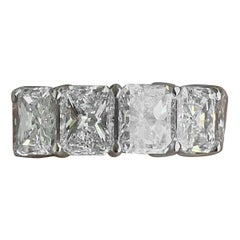 18 Carat Approximate, Radiant Diamond Eternity Ring/Wedding Band