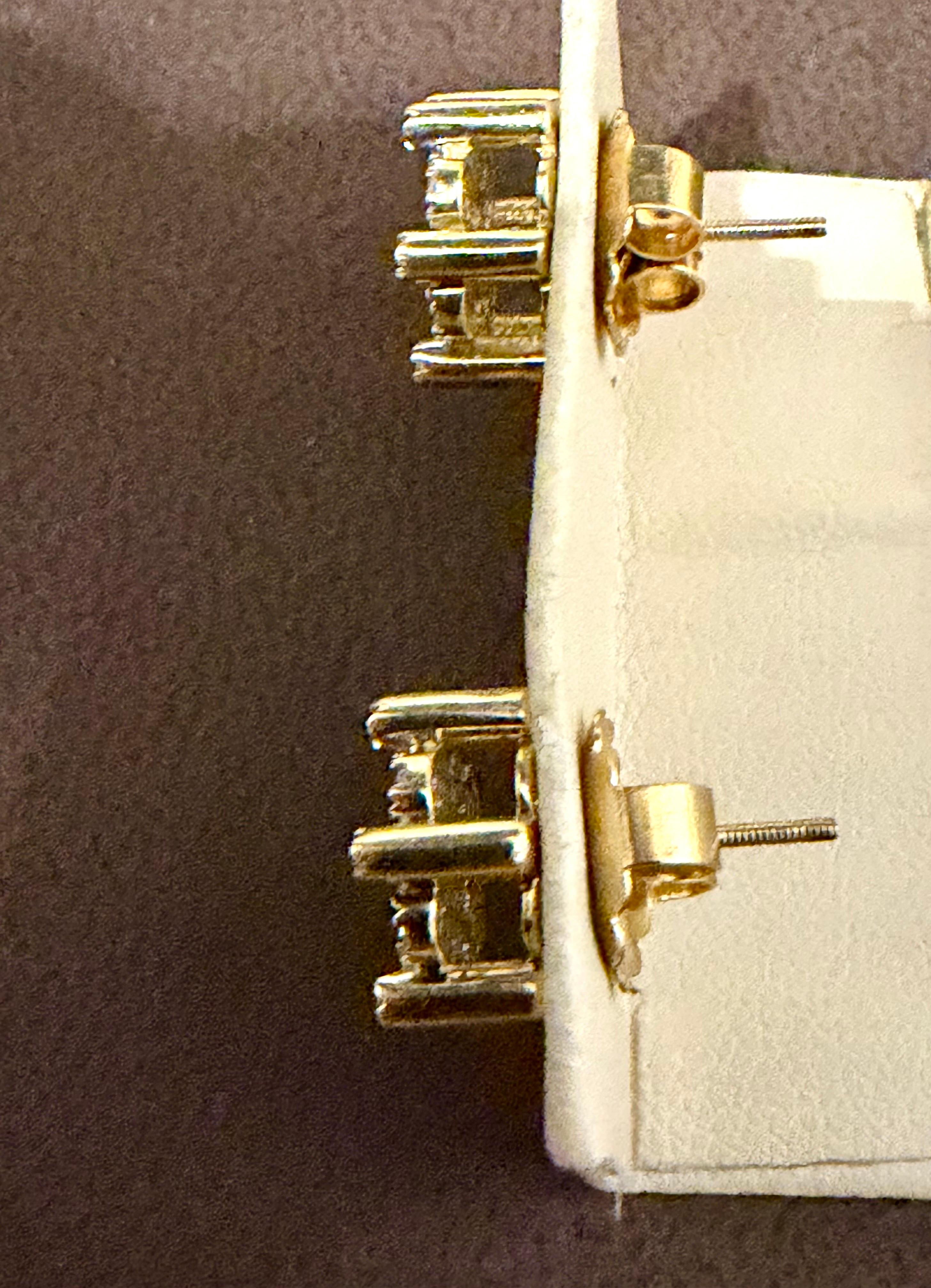 1,8 carati, orecchini a grappolo in oro giallo 18 carati, grande valore 5,3 gm in vendita 5